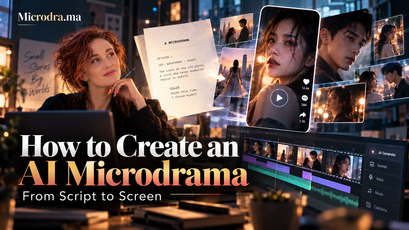 How to Create an AI Microdrama: From Script to Screen